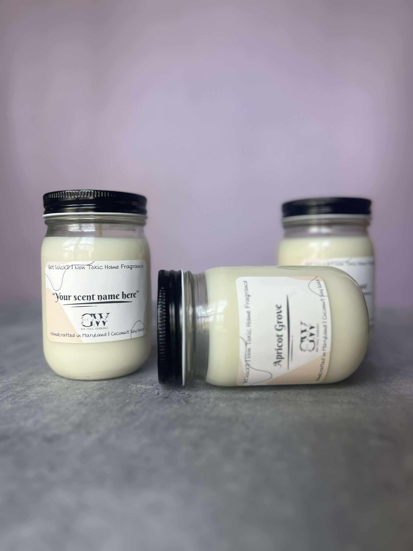 Custom Mason Jar Candle