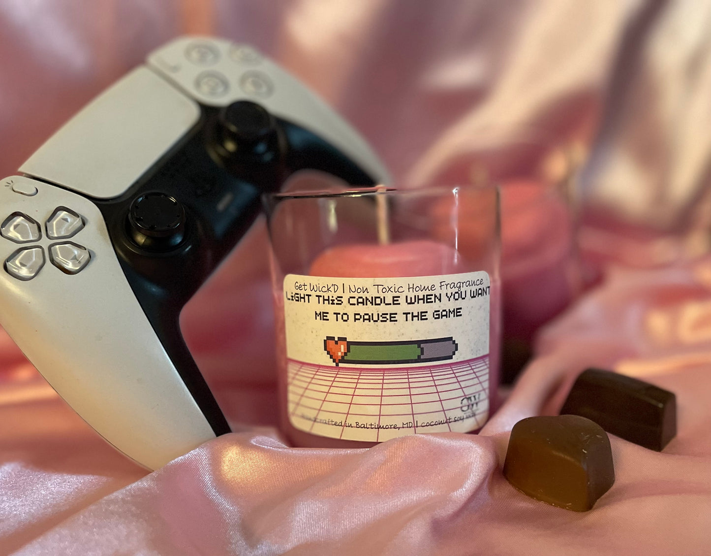 Gaming lovers candle (pre order)