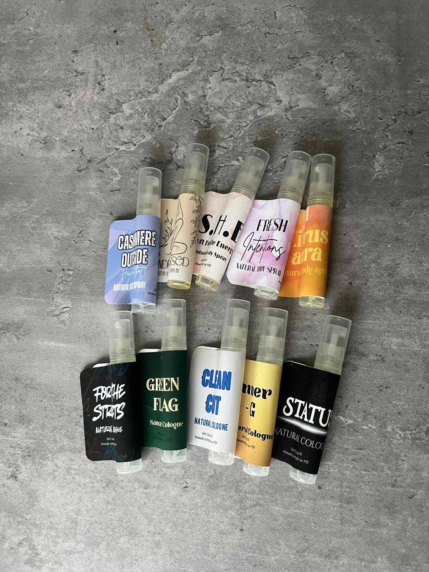 Body Spray Samples