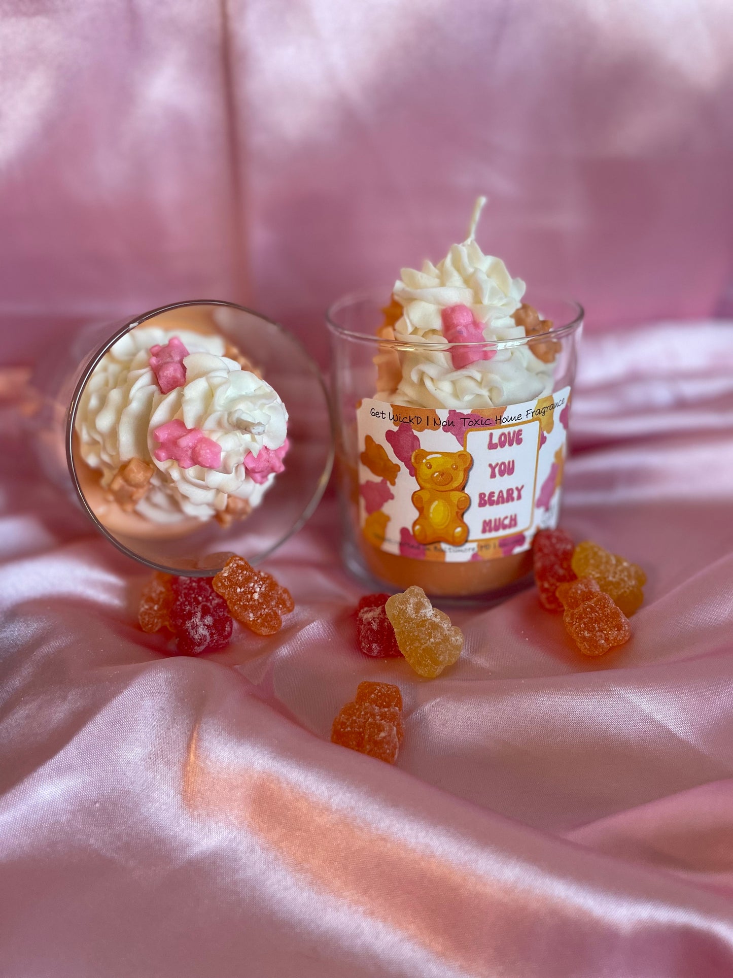 Gummy bear candle