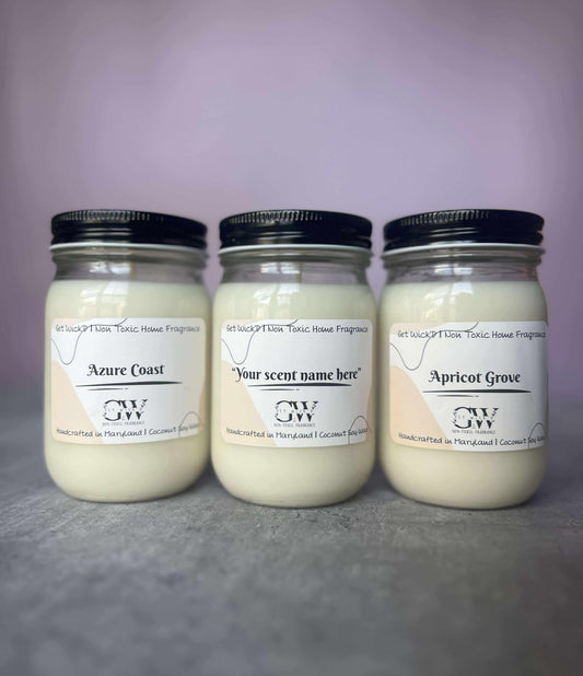 Custom Mason Jar Candle