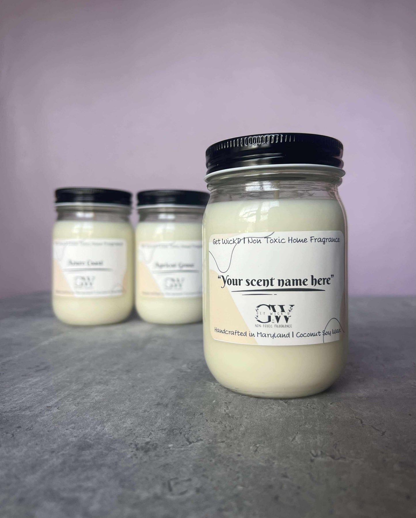 Custom Mason Jar Candle
