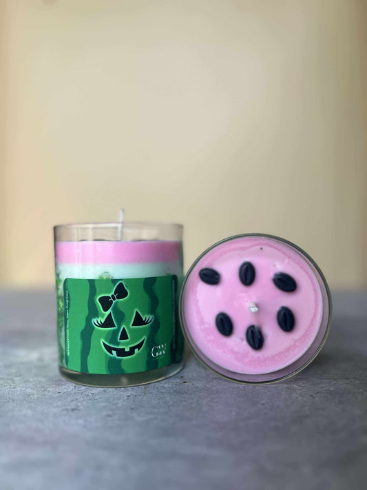 Watermelon Jack-o-Lantern