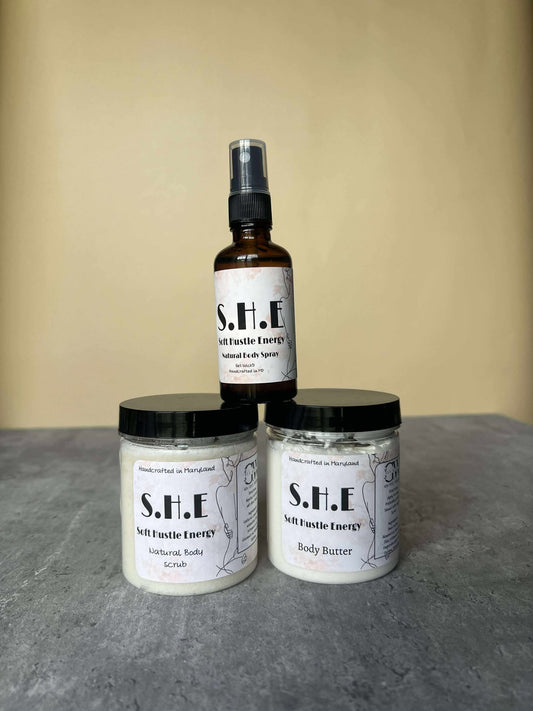 S.H.E (Soft Hustle Energy) Body Care